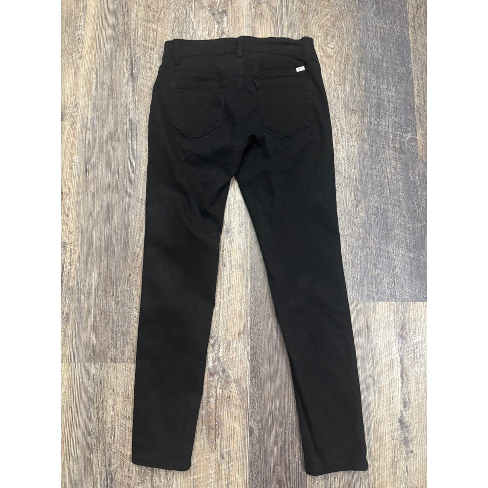 1822 Denim Womens Black Skinny‎ Jeans Stretch Mid Rise Size 4 Solid Casual Sleek - Picture 6 of 6